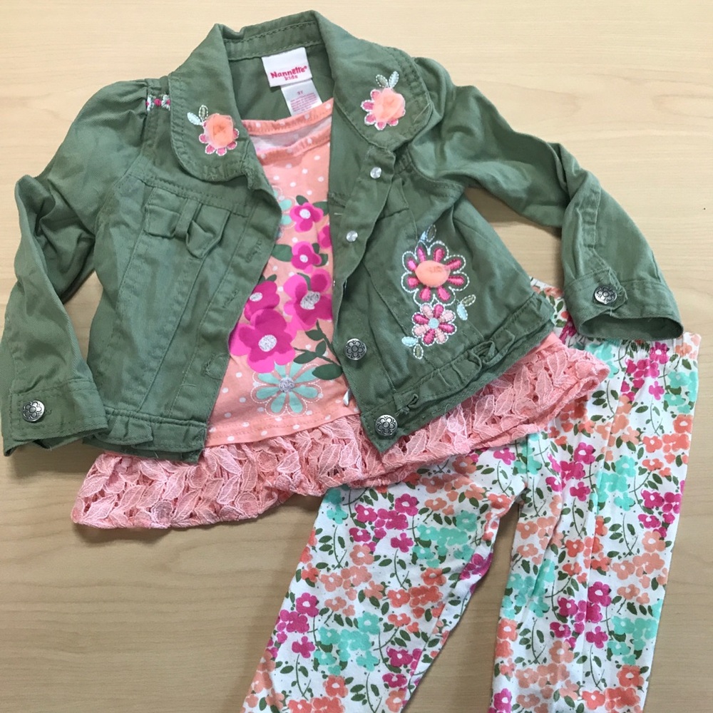 Nannette Kids 3 piece set - 2T/3T